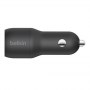 Belkin | BOOST CHARGE | Dual USB-A Car Charger 24W + USB-A to Lightning Cable - 2